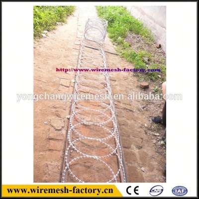 anping hot-dipped galvanized razor wire mesh barbed